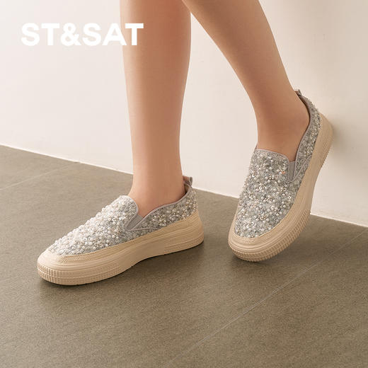 星期六休闲舒适精致珍珠渔夫鞋SSD3111012 商品图4