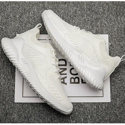 【38-48码】特大码男鞋春季大号潮鞋加肥加大白色休闲运动鞋 商品图2