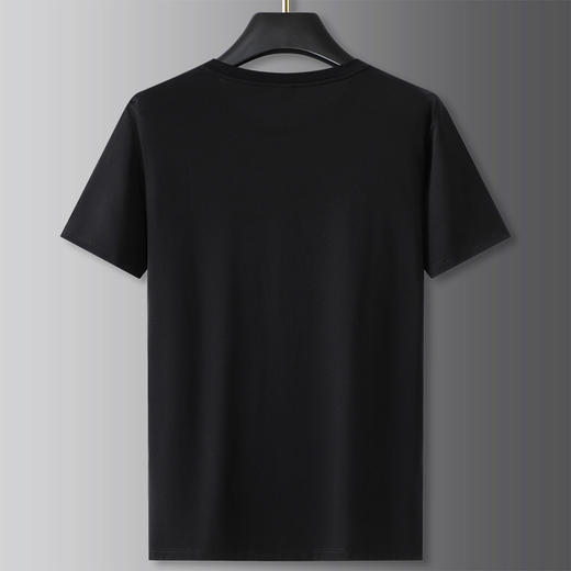 【DG】大依优型大码男装短袖T恤压花半袖体恤男大码圆领打底衫肥佬时尚休闲棉 商品图4