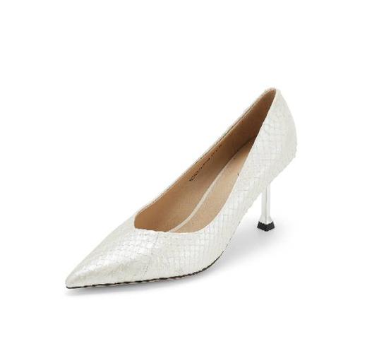 【云粉节】BF楼westory秋季新款蛇皮宴会高跟优雅尖头细跟浅口鞋 商品图0