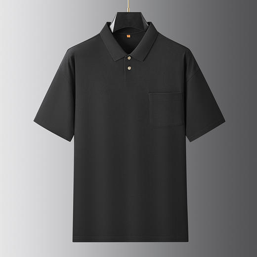 【100%棉】【DWP】大依优型大码短袖POLO衫翻领体恤加肥加大男士大号弹力透气舒适夏季半袖 商品图0