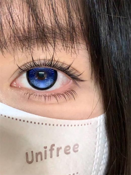 Huohuocon 蓝闪蝶翼  14.5mm白狮参考着色大直径 半年抛 商品图2