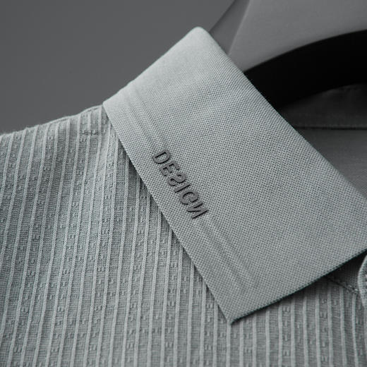 【棉质】【DWP】大依优型大码短袖POLO衫翻领体恤加肥加大男士大号弹力透气舒适夏季半袖 商品图3