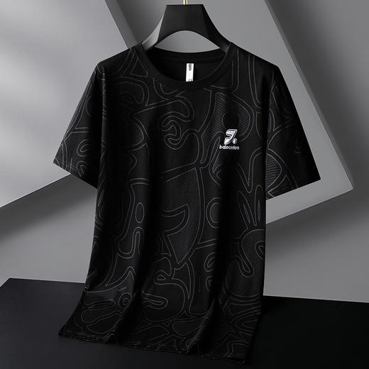 【DG】大依优型大码男装短袖T恤半袖体恤男大码圆领打底衫肥佬时尚休闲棉 商品图5