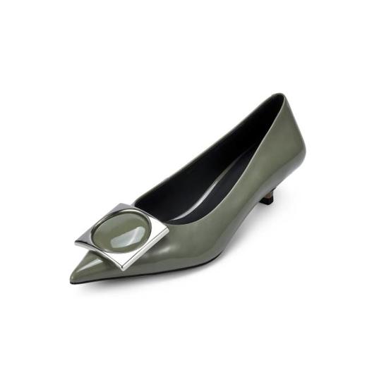 【云粉节】BF楼Westory时尚小猫跟尖头皮鞋 商品图2