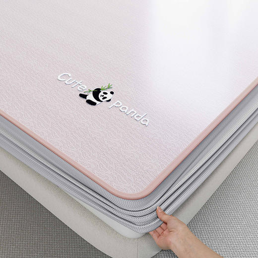 【品牌直发】加倍生活 卡通刺绣凉感席三件套  自然凉感  柔软细腻 可机洗 条席款/床笠款 商品图3