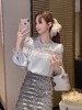 张心子【璀璨生辉】春夏高腰百搭通勤亮片半身裙 U2502053 商品缩略图2
