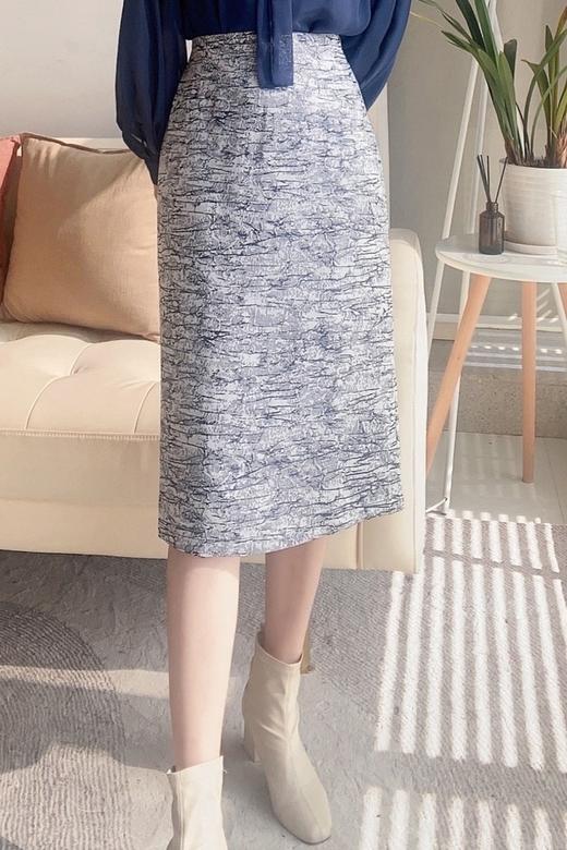 amadella 知性通勤高腰百搭半裙 15513 商品图0