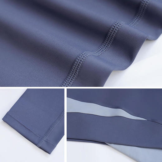 春夏新款女拼色交叉腰头瑜伽裤 | 高腰提臀显瘦 高弹速干 外穿跑步V腰健身裤  五分裤/九分裤可选 商品图6