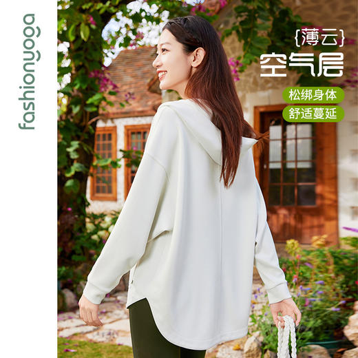 凡圣瑜伽松弛感空气层外套F15822 商品图2