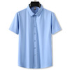 【DG】大依优型大码短袖衬衫商务休闲衬衣男大码夏季薄款打底衫肥佬简约纯色 商品缩略图4