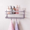 浴室置物架免打孔卫生间架子壁挂式防水家用厕所多功能挂墙收纳架 商品缩略图1