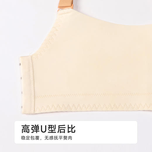 都市丽人聚拢升杯B杯常规内衣中厚蕾丝无钢圈常规文胸YBH5C2 商品图8