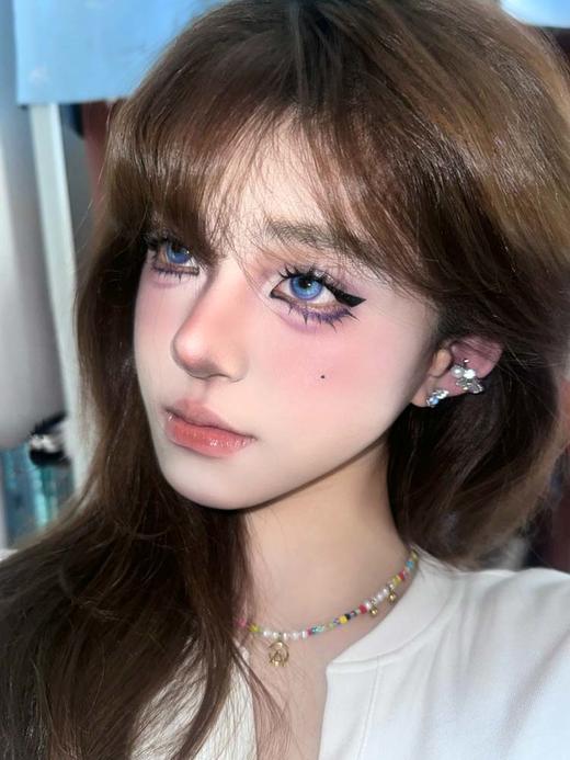 Vigour girl 半年抛美瞳 机械花瓣 直径14.5mm着色13.9mm 商品图5