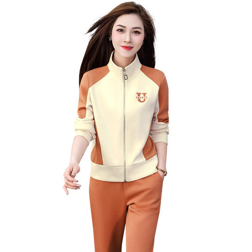 雀说洋气休闲运动服套装女两件AL413035 商品图4