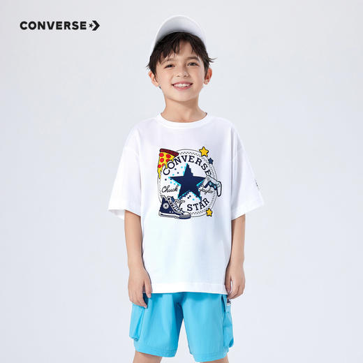 CONVERSE 夏 大童小童 儿童童装T恤 CNVN-TE-H517 商品图0