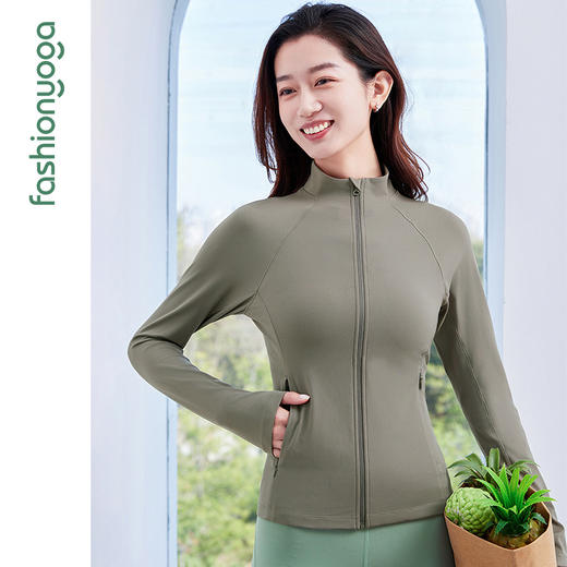 凡圣瑜伽轻薄收腰外套 FC15823 商品图9