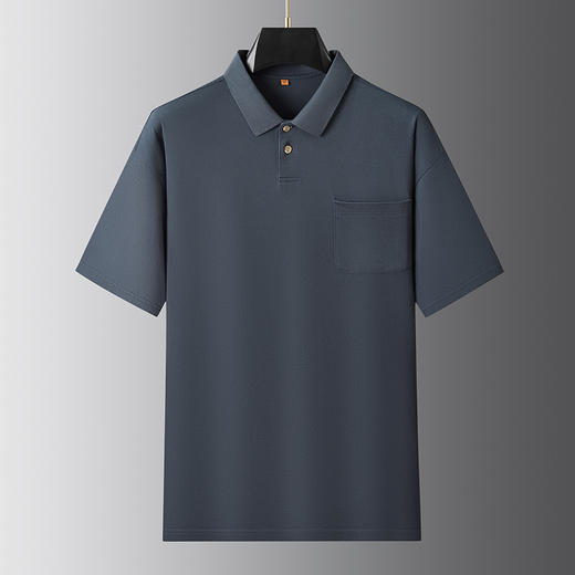 【100%棉】【DWP】大依优型大码短袖POLO衫翻领体恤加肥加大男士大号弹力透气舒适夏季半袖 商品图2