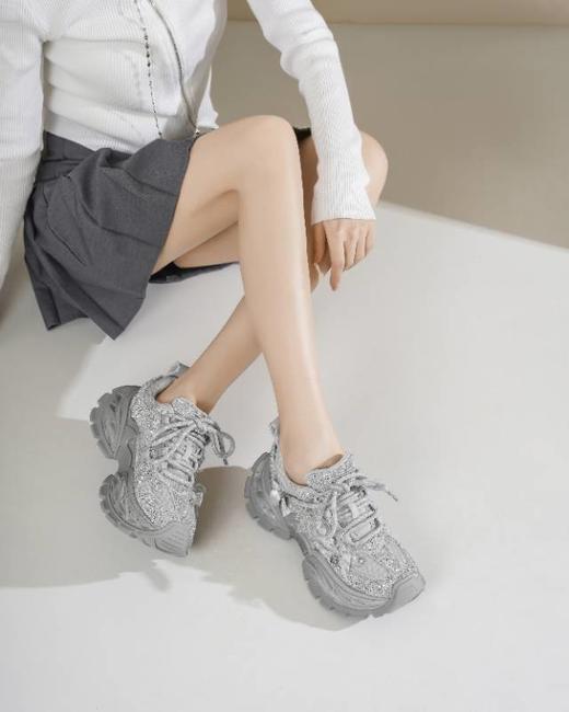 【云粉节】BF楼westory25年新款时尚老爹潮流厚底休闲鞋 商品图3