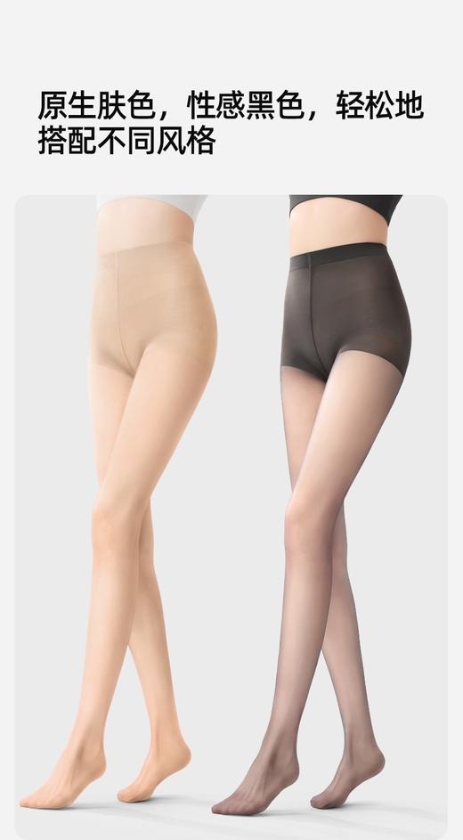 【官方云仓】小野和子丝袜春秋薄款防勾丝夏季美肤袜 商品图3