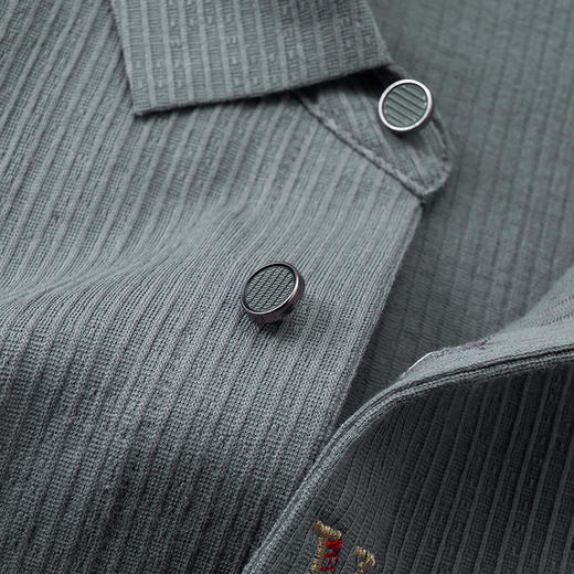 【棉质】【DWP】大依优型大码短袖衬衫透气翻领体恤加肥加大男士大号弹力透气舒适夏季半袖 商品图5