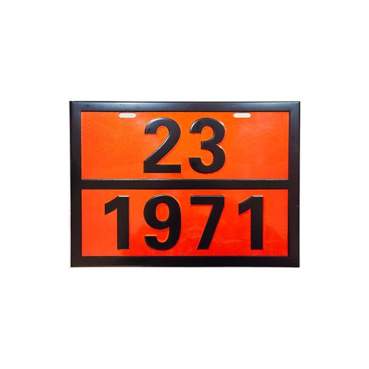 新规危化品运输铝合金标志牌危险货物车辆介质牌300*400矩形标志牌包邮 商品图2