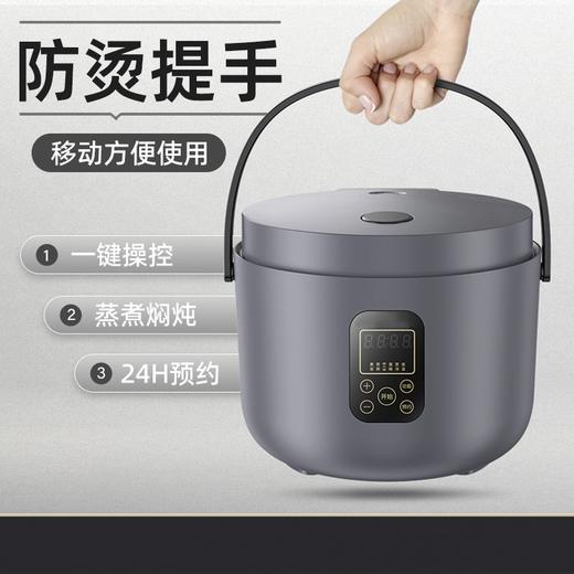 【有颜有料，多功能电饭煲】新款智能电饭煲 多功能预约定时 小型煮饭煲汤 3-4人不粘内胆电饭锅-QQ 商品图0