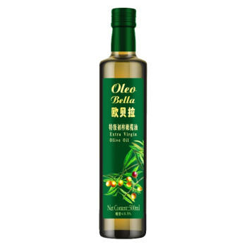欧贝拉（Oleo Bella）西班牙原油进口食用油 特级初榨橄榄油 500ml 物理冷榨烘培 沙拉 /粮油调味 /食用油 /橄榄油 商品图4