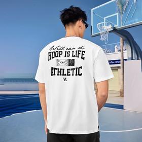 有志者UZIS美式运动短袖男2025新款速干透气休闲宽松圆领T恤巅峰