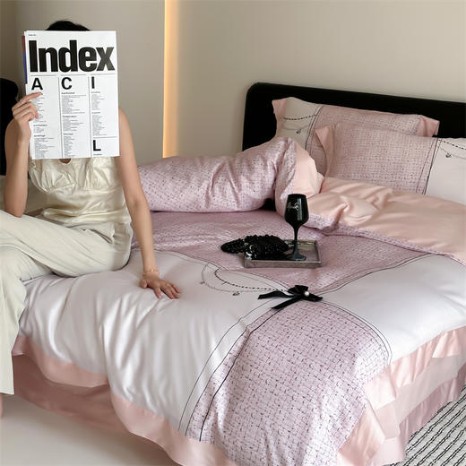 【超柔软Air丝滑】【春夏门店明星爆款】天棉缎四件套 进口莱赛尔天丝棉数码印花套件（赠送礼盒包装） 商品图11