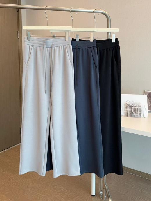 lu家同款！垂感敲好！遮肉显瘦云感阔腿直筒裤！ 商品图5