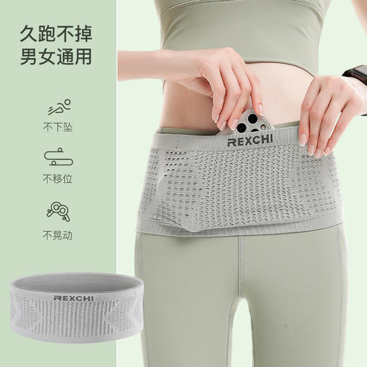 【大容量！隐形运动腰包】新款运动腰包大容量放手机钥匙男女户外跑步骑行多功能透气防滑落。ry 商品图5