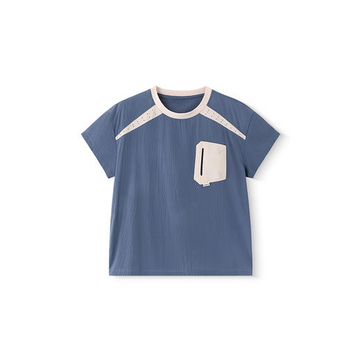 【商场同款】英氏儿童T恤夏季吸湿速干男童短袖T恤不闷汗2025新款 商品图4