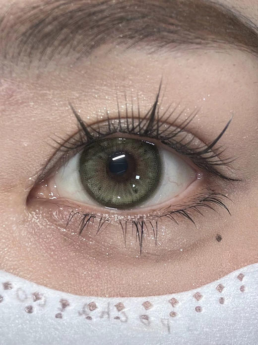 PUFF GIRL  牛油果脆片 半年抛 两片 14.5mm 参考着色 13.8mm 基弧 8.6 含水 38% 韩产进口 商品图1