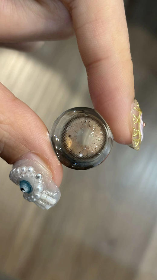 PUFF GIRL 烟熏三文鱼 半年抛 两片 14.5mm 参考着色 13.8mm 基弧 8.6 含水 38% 韩产进口 商品图4