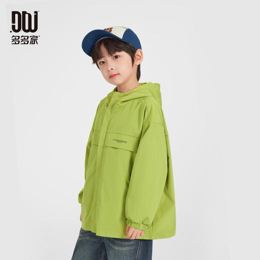 【团购价89.9】多多家男童冲锋衣外套防泼水2025新款春秋款儿童中大童户外上衣潮10233 商品图1