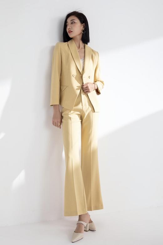 ESTELLICA 奶油黄简约西装套装 15789 商品图0