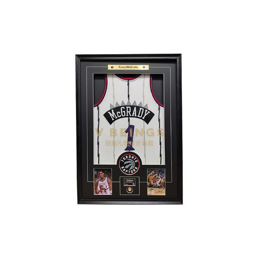 收藏系列 麦迪 猛龙队1号白色 亲笔签名球衣 商品图0