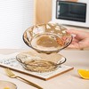 「轻奢风！4只装」硼硅耐热茶色钻石玻璃米饭碗 简约高颜值透明玻璃碗家用沙拉碗餐饮用具 商品缩略图1