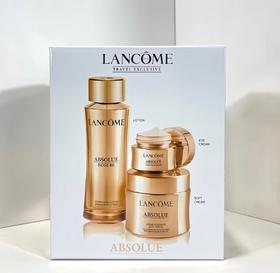 兰蔻菁纯系列 玫瑰精华水/眼霜/面霜/三件套礼盒 不知道用什么护肤好？用它准没错