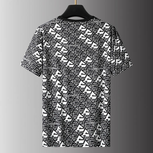 【弹力】【新款DPS】大依优型大码短袖T恤圆领加肥加大肥佬休闲宽松透气上衣男士半袖夏装潮款 商品图5