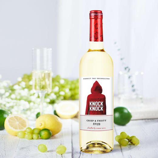 【新品】西班牙进口 奥兰小红帽清爽干白葡萄酒(FF120)11.5度750ml 白桃果香 商品图1