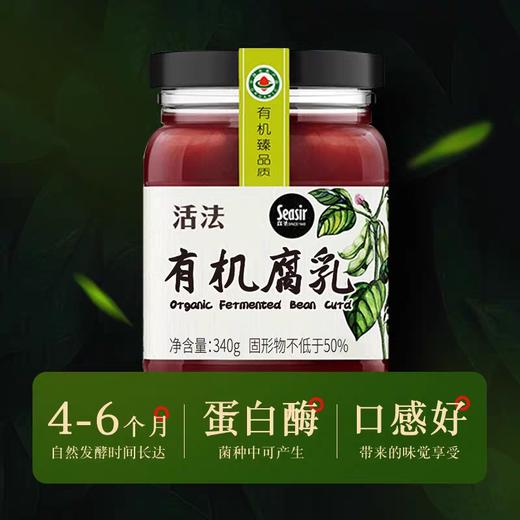 有机腐乳  豆腐乳红方毛豆腐南乳汁霉臭豆腐特产340g/瓶【京东快递送货上门】 商品图4