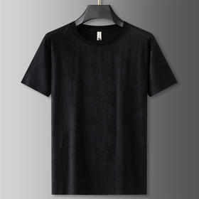 【DG】大依优型大码短袖T恤冰丝凉感半袖体恤衫男加大码免烫打底衫肥佬休闲夏装薄胖子上衣夏季