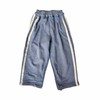 2025春季男女儿童软绵糯糯侧边条纹校园风通勤休闲直筒运动裤 商品缩略图3