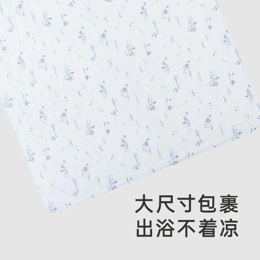 英氏婴儿双层纱包巾新生儿洗澡巾宝宝浴巾加大尺寸抑菌毛巾24新款YMJYJ0Q094A YMJYJ0Q088A 商品图3