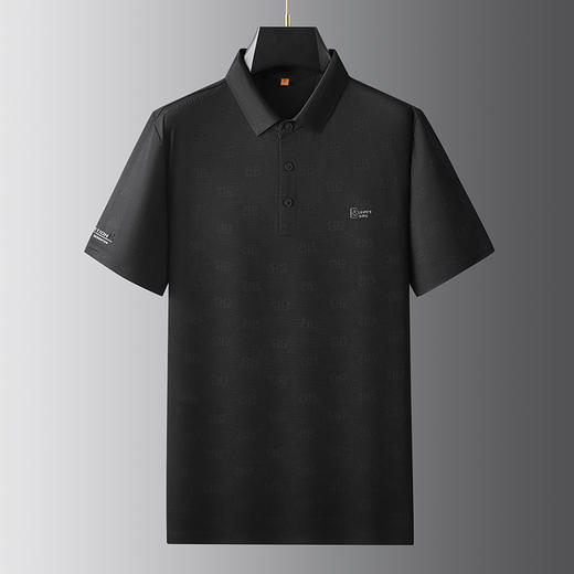 【弹力】【DWP】大依优型大码短袖POLO衫弹力翻领体恤加肥加大男士大号弹力透气舒适夏季半袖 商品图2