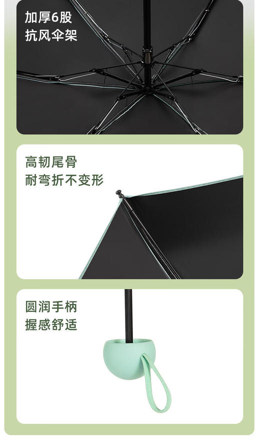 VVC栖旅防晒伞遮阳双层太阳伞 商品图11