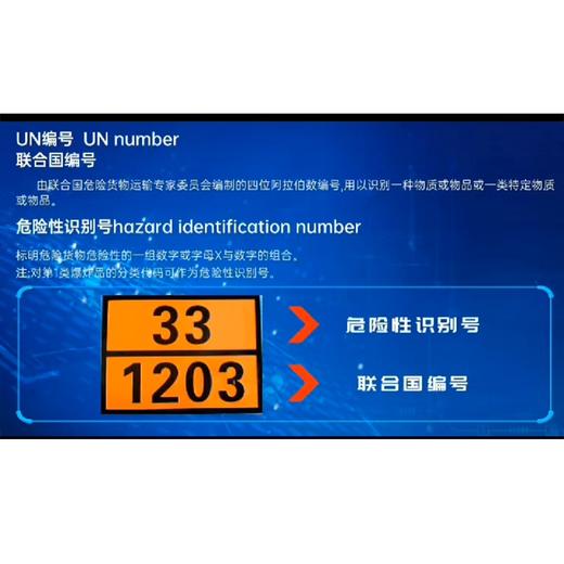 新规危化品运输铝合金标志牌危险货物车辆介质牌300*400矩形标志牌包邮 商品图6