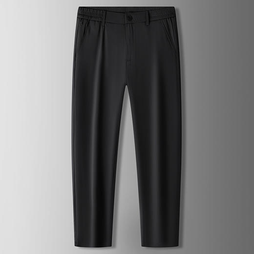 【弹力薄款】【DKP】大依优型大码商务休闲裤弹力高腰直筒休闲裤男宽松大码免烫抗皱夏季长裤肥佬300斤特大码 商品图5